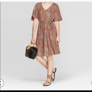 A New Day giraffe print dress